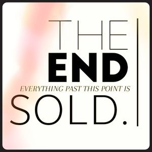 All items past this point have been sold.